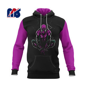 Pull à capuche surdimensionné personnalisé pour hommes pour Puff Print Thick Fleece Drop Shoulder Unisex Streetwear Clothing Full Hoodie - Product Image 6