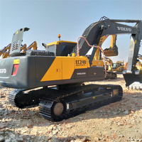 24Ton Excavator Bekas Volvo EC240 EC240D Tiga Mode Tenaga Hemat Energi Untuk Operasi Konstruksi Jangka Panjang