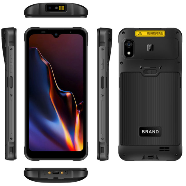 IP68 Rugged PDA Android 15 Barcode Scanner NFC 2D QR Handheld Mobile Computer 4G LTE MC608 in Stock for Inventory Warehouse Use