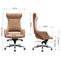 ZITAI chaise de bureau moderne de luxe haut de gamme mobilier de bureau de haute qualité chaise pivotante de bureau de direction en cuir