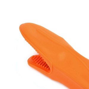 Mitaine en silicone extra longue professionnelle, mitaines de four avec doublure matelassée, protège-plats résistants à la chaleur - Product Image 2