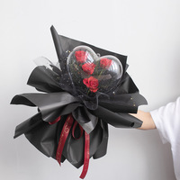 Support de boule Bobo, support de bouquet de ballons, base pour décorations de fête, fleurs transparentes, collation, matériel de bricolage, boule à bulles en acrylique