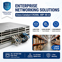 Commutateur réseau PoE Cisco Catalyst 9200 48 ports C9200L-48P-4X-A Haute densité 48 ports PoE+
