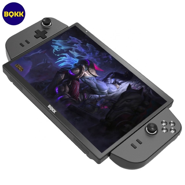 Handhald Video Game Console 10.5 Inch Mini Laptop Gamer Player with Wifi Game Console Laptop Detachable Gamepad Touch Screen PC