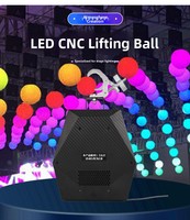Anneau lumineux circulaire LED à bobine unique, éclairage de scène suspendu 3D pour mariages, KTV, bars