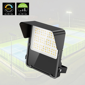 ไฟสปอร์ตไลท์ LED เกรดเชิงพาณิชย์ 170LM/W IP65 50W 100W 150W 200W ETL CETL ปรับค่า CCT ได้ พร้อมโฟโตเซลล์ หรี่แสงได้ 0-10V - Product Image 1