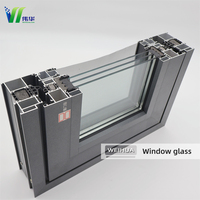 Vidrio con triple aislamiento en vidrio de construcción Paneles de vidrio con triple acristalamiento para ventana de muro cortina