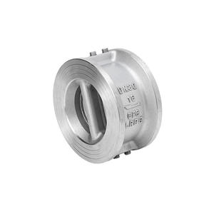 คู่มือ H76W-16P วาล์วตรวจสอบแบบสองทางแบบฝาพับคู่แบบแมนนวลแคลมป์ผีเสื้อสเตนเลส304 DN50 80สำหรับน้ำและน้ำมัน - Product Image 5