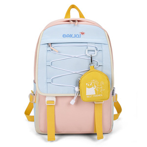 <b>Simple</b> Fashion Casual Oxford Polyester Lining Waterproof Large Capacity Sports Outdoor College-style <b>Backpack</b> - Product Image 6
