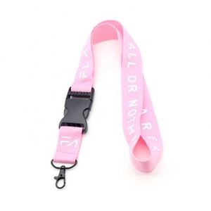 Attache mousqueton noire QM, conception personnalisée pour sangles de cou, ajoutez votre logo et texte avec cordon de sécurité détachable - Product Image 4