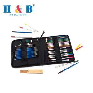 Juego de 51 lápices de colores y dibujo surtidos, juego de dibujo portátil para artistas, principiantes y adultos - Product Image 5