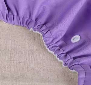 ผ้าอ้อมแบบซักได้สำหรับเด็กทารกสีล้วนล้วนใช้ซ้ำได้ผ้าอ้อมผ้านุ่มเป็นมิตรต่อสิ่งแวดล้อมปรับขนาดได้ - Product Image 5