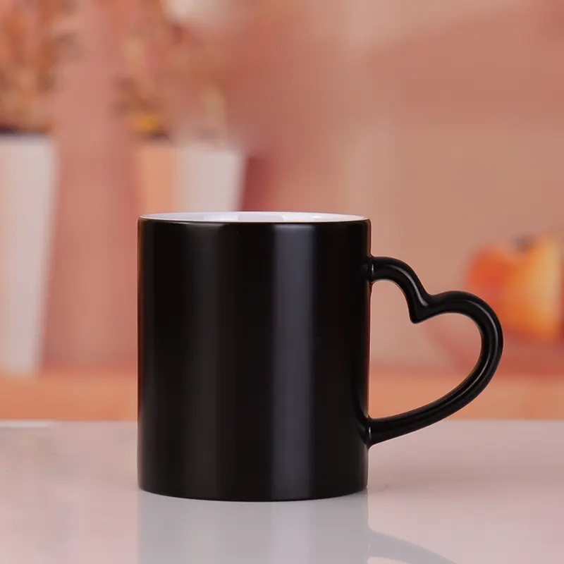 Envío de la gota DIY foto mágica que cambia de Color taza de tu foto en taza de té única taza de café de cerámica mejor regalo para los amigos