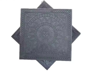 Moules en plastique pour dalles de sol, pavés en <span class=keywords><strong>ciment</strong></span>, motifs gaufrés, imprimés, pour cour, jardin, route, béton - Product Image 4