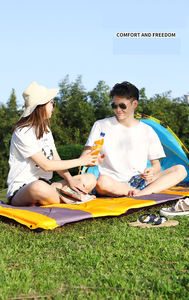 Tapis de pique-nique HKD avec poches isothermes intégrées, design imperméable <span class=keywords><strong>pour</strong></span> garder les boissons et les collations au frais lors des repas en plein air - Product Image 6