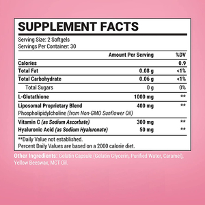 OEM Hochwertige hoch dosierte liposo male <span class=keywords><strong>L</strong></span>-Glutathion-Nahrungs ergänzungs mittel Großhandels preis White ning Soft Capsules für gesundes Altern - Product Image 2