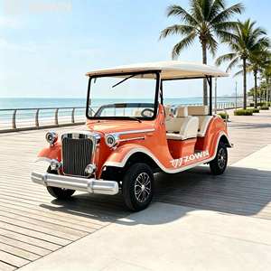 Véhicule de tourisme électrique rétro classique personnalisé ODM, toit ouvert, voiture de tourisme vintage pour réception de mariage, parc - Product Image 1