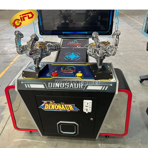 IFD 42 pulgadas Indoor Arcade Coin Pusher Máquina de videojuegos 2 jugadores Dinosaur Wars Forest <span class=keywords><strong>Shooter</strong></span> Simulador de pistola que funciona con monedas para niños - Product Image 3