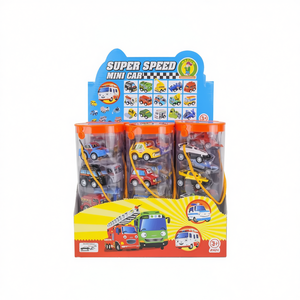 Super Speed <b>Mini</b> Car Retractable Friction Plastic Toy Vehicle Set 1:64 <b>Scale</b> 3+ Years 21x8x8 Cm - Product Image 2