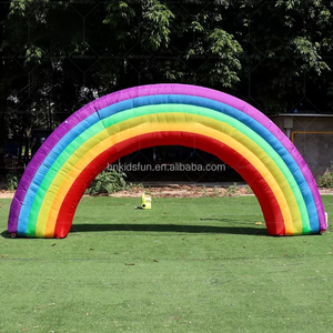 Arche gonflable publicitaire <span class=keywords><strong>pas</strong></span> chère pour événements sportifs en plein air, impression numérique, arc-en-ciel, pour la décoration d'entrée - Product Image 4