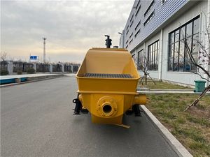JIUHE Diesel Engine High Efficiency Mini Trailer Mounted Truck Trailer <b>Concrete</b> Pump DHBT40 50 - Product Image 5