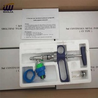 Instruments vétérinaires WANJIA, seringue automatique pour bétail de 0,5 ml, 1 ml, 2 ml, 5 ml, en laiton chromé