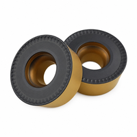 Plaquettes de fraisage CNC en carbure de tungstène LPMT18 forme triangulaire pour matériaux M/P/K/S, personnalisation OEM
