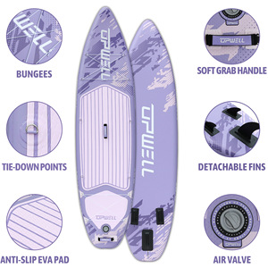 Tabla de paddle surf inflable de 10'6" x 32" para aguas tranquilas - Product Image 3