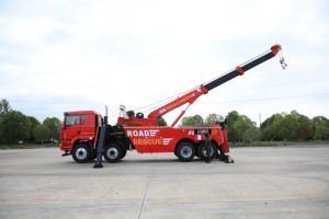 Nouveau camion de remorquage routier 6x4 avec grue rotative de 30T et 12 pneus pour le sauvetage de véhicules lourds - <span class=keywords><strong>Prix</strong></span> usine - Product Image 4