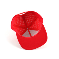 Casquette Snapback personnalisée à 5 panneaux, visière plate, en coton, avec logo brodé, motif feuille, style streetwear, casquette de baseball