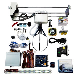 Russie vente chaude grande poupée pièce poussoir distributeur automatique pour jeux d'amusement <span class=keywords><strong>XXL</strong></span> griffe en plastique coquille grue Machine Kit - Product Image 4