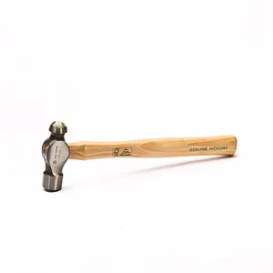 Original factory wholesale American type ball pein hammer round head hammer with wood handle professional martillo