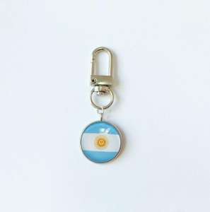 พวงกุญแจธงชาติประเทศต่างๆ ของที่ระลึก ของชำร่วย ของขวัญส่งเสริมการขาย พวงกุญแจแก้วโดมคาโบชอง - Product Image 3