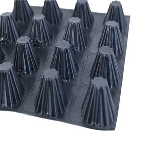 Feuille de drainage HDPE Feuille de drainage alvéolée en plastique avec géotextile <span class=keywords><strong>pour</strong></span> murs de <span class=keywords><strong>fondation</strong></span> Drainage vertical - Product Image 4