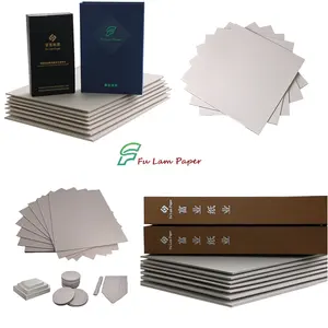 Fu Lam Premium Aa Een Papierdikte 2Mm 2.5Mm 3.0Mm Anti-Krul Hard Gelamineerd Grijs Kaartbord