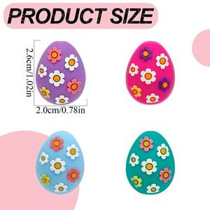 Nuevas Cuentas de Silicona 3D de Pascua, Cuentas Sueltas con Forma de Conejito y Huevo, Accesorio para Hacer Cadenas de Teléfono, Pulseras, Collares, Bolígrafos y Cordones - Product Image 2