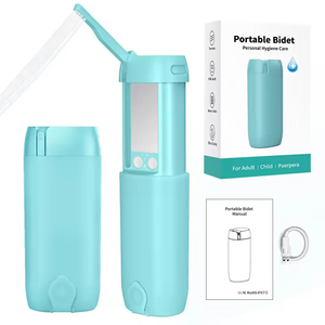 Nuevo diseño de pulverizador eléctrico portátil recargable, plegable, para viajes, bidé portátil para la higiene personal. - Product Image 1