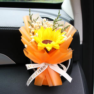 사용자 정의 자동차 자동 장식 꽃다발 말린 꽃 자동차 아로마 테라피 향수 공기 청정기 - Product Image 2
