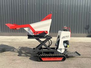 Новый тип мини-гидравлического самосвала с подъемными гусеницами для транспортировки и подъемным вилочным погрузчиком - Product Image 3