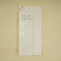 Pochettes souples personnalisées de haute qualité avec bec verseur pour savon liquide, en PET/PA/AL/CPP, imprimées en héliogravure, OEM
