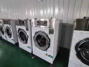 Laundromat Washing Machine 12kg Automatic Washer Extractor For Washing Machine Industrial Using Cylinder Disinfection Function