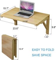 Table pliante murale en bois pour petits espaces pour enfants étude salle à manger cuisine buanderie bureau pliable pour bar salon
