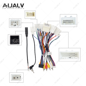 Кабель питания Aijia Android для 2014-2016 Toyota Corolla Toyota Levin автомобильный соединитель полный комплект питания кабельный жгут - Product Image 6