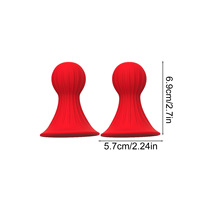 Ensemble de 2 ventouses et pinces à tétons en silicone à forte aspiration pour jeux sexuels BDSM en couple