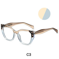 2023 mode femme lunettes de soleil cadre lunettes optique lentille transparente concepteur TR90 lumière cadres femmes