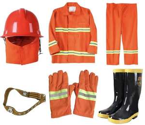 ملابس السلامة لمكافحة الحرائق بوليستر قطن مثبط للهب قماش للتدريب اليومي بدلات مكافحة الحرائق - Product Image 4