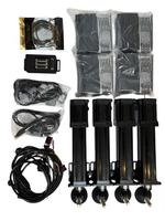 Châssis de simulation de conduite dynamique G-Force 4DOF en aluminium anodisé, kits d'actionneurs motorisés, course de 150 mm, 750W, Série 6000, MOZA Car Racing