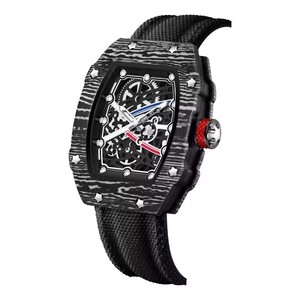 Reloj Mecánico Deportivo de Lujo RM67-02 con Caja de Fibra de Carbono, Ultrafino, Ultraligero y Cristal de Zafiro - Product Image 1
