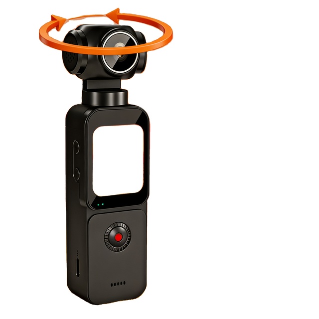 5k HD CMOS Sensor Video Face Tracking Anti-shake Remote Control Waterproof Action Camera <2" Screen TF Card Model PX3 Vlogging