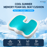 Coussin de siège de voiture ergonomique avec mousse à mémoire de forme pour les coussins lombaires de bureau